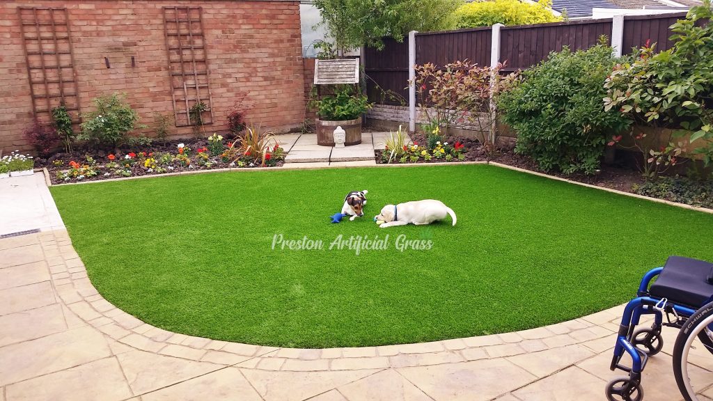 Preston Artificial Grass Back garden 01 scaled