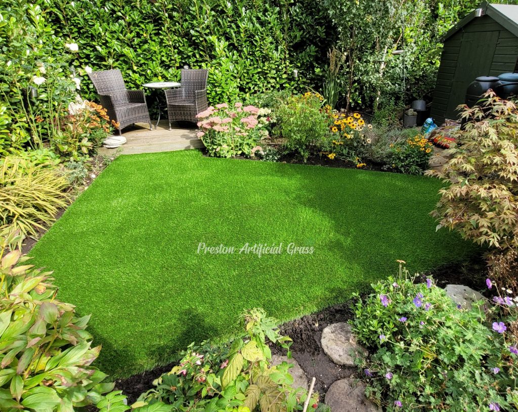 Preston Artificial Grass Back garden 16 scaled